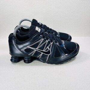 Nike R4 Shox Size 7Y Kids or 8.5 Women's Black Shoes Athletic Sneakers